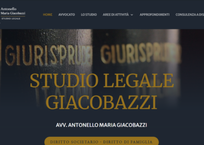 Studio Legale Giacobazzi – Trasformare la presenza digitale in autorevolezza