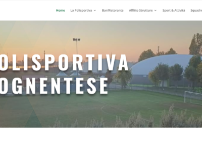 Polisportiva Cognentese – presenza digitale per una comunità attiva