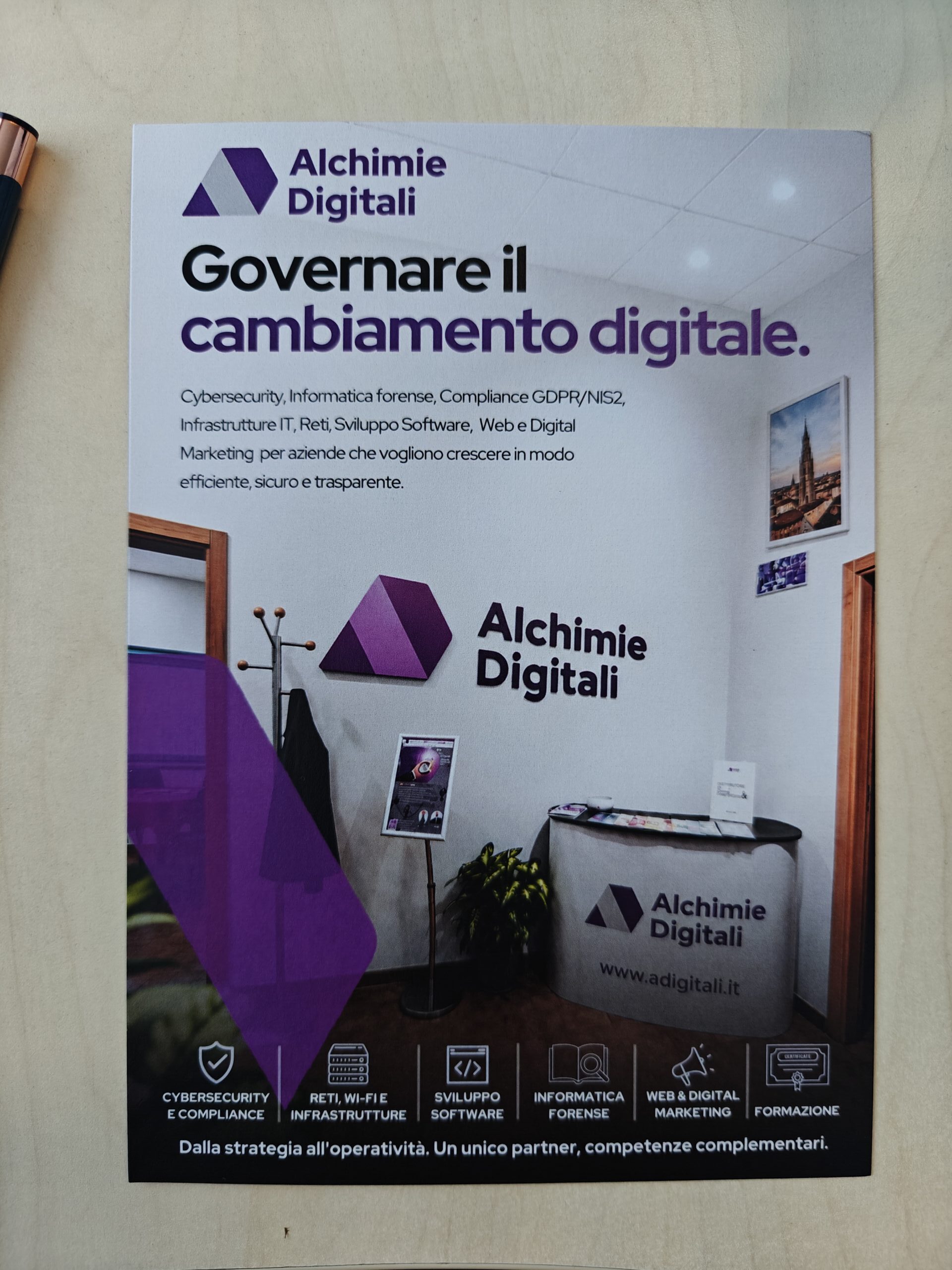 Brochure istituzionale Company Profile Alchimie Digitali