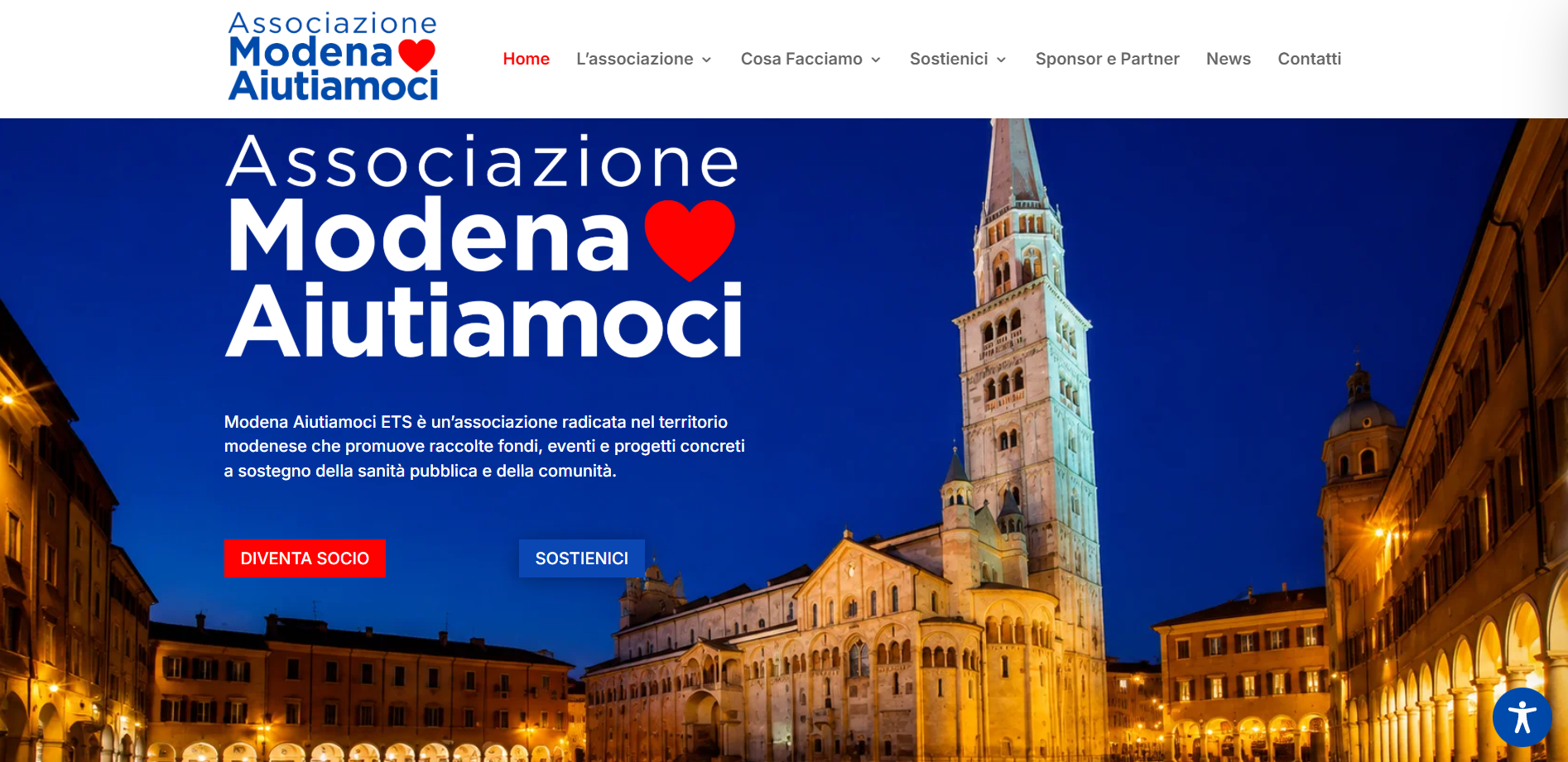 Progetto di comunicazione per Modena Aiutiamoci ETS